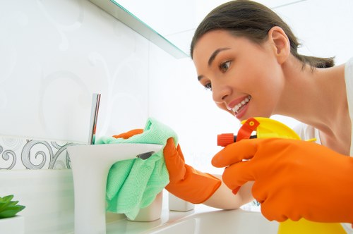 Spot cleaning stains on a mattress with a gentle cloth
