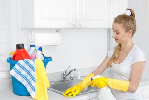 Kitchen deep cleaned during a one off cleaning appointment